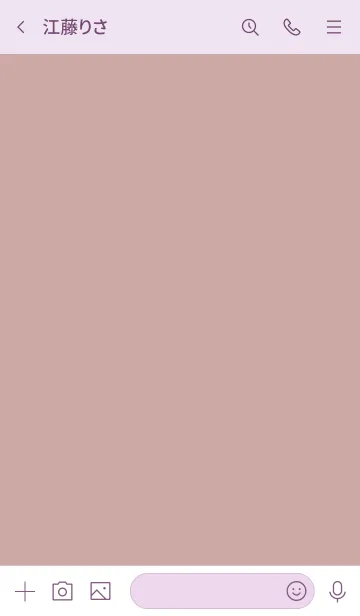 [LINE着せ替え] シンプルC1_14_ピンク 紫3-9の画像3