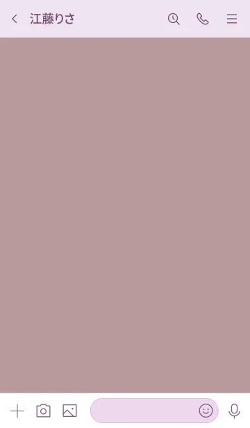 [LINE着せ替え] シンプルC1_14_ピンク2 紫3-9の画像3