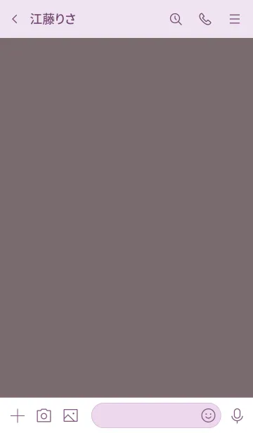 [LINE着せ替え] シンプル21_15_ショコラ 紫3-9の画像3