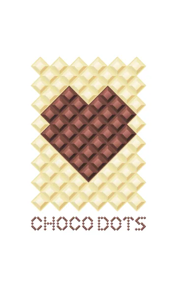 [LINE着せ替え] チョコレート・ドットのテーマ (No.1)の画像1