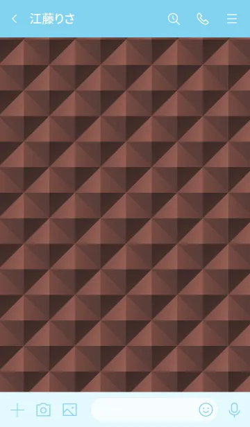 [LINE着せ替え] チョコレート・ドットのテーマ (No.2)の画像3