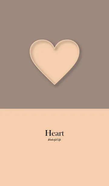 [LINE着せ替え] Simple heart plate 18.の画像1