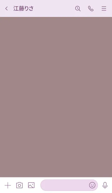 [LINE着せ替え] シンプル21_15_ピンク2 紫3-9の画像3