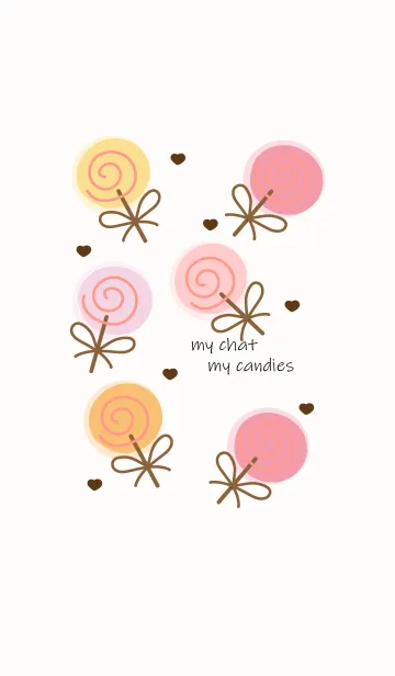 [LINE着せ替え] lovely colorful candy 75の画像1