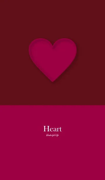[LINE着せ替え] Simple heart plate 19.の画像1
