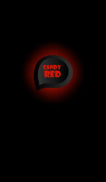 [LINE着せ替え] Candy Red Button In Black V.5 (JP)の画像1