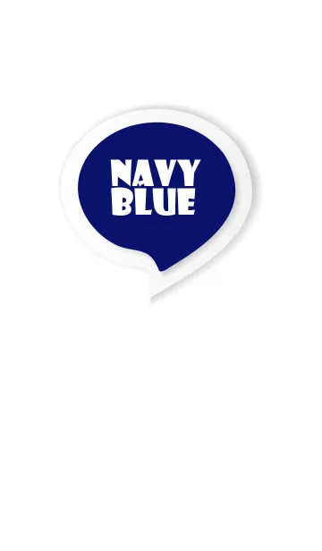 [LINE着せ替え] Navy Blue Button In White V.3 (JP)の画像1