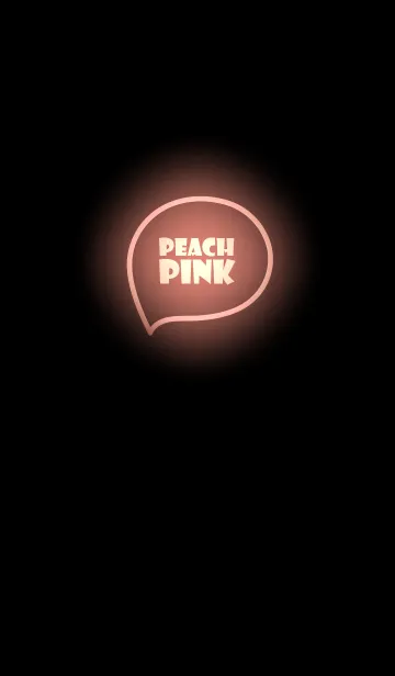 [LINE着せ替え] Peach Pink Neon Theme (JP)の画像1