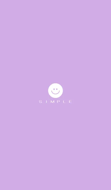 [LINE着せ替え] シンプル（purple)V.821の画像1