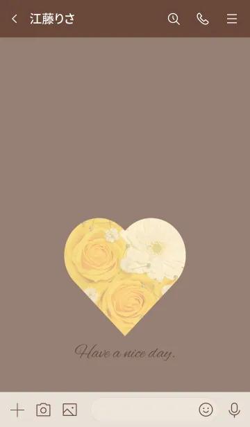 [LINE着せ替え] Yellow Rose Theme ♡ -2021- 24の画像3