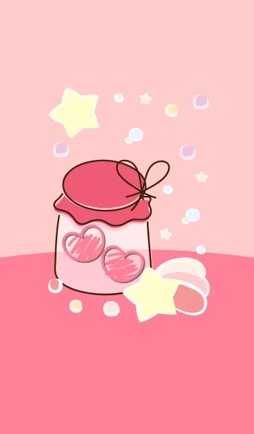 [LINE着せ替え] mini heart in the little jar 34の画像1
