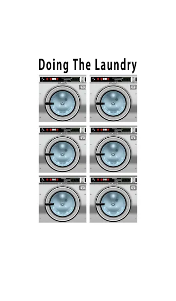 [LINE着せ替え] 'Doing The Laundry”（洗濯しよう！）の画像1