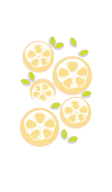 [LINE着せ替え] Sliced lemon theme 77の画像1