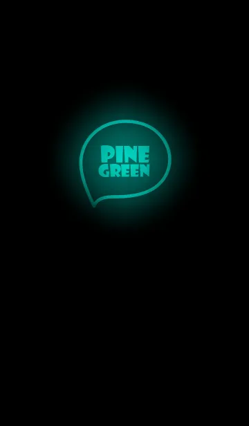 [LINE着せ替え] Pine Green Neon Theme (JP)の画像1