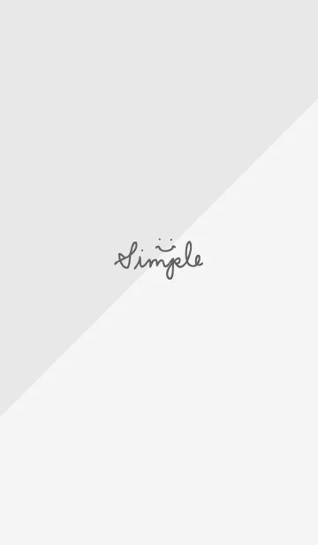 [LINE着せ替え] シンプル2色グレー7の画像1