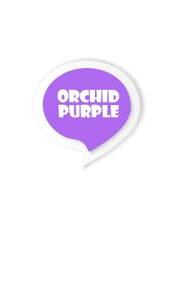 [LINE着せ替え] Orchid Purple Button In White V.3 (JP)の画像1