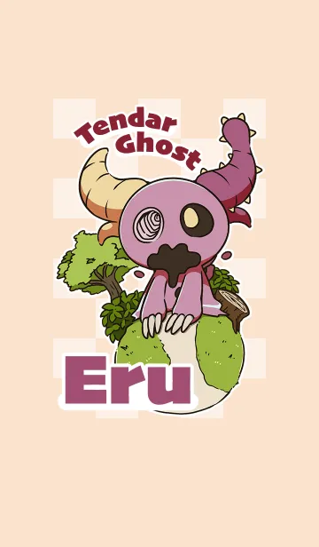 [LINE着せ替え] オバケのエルーくん着せ替えの画像1