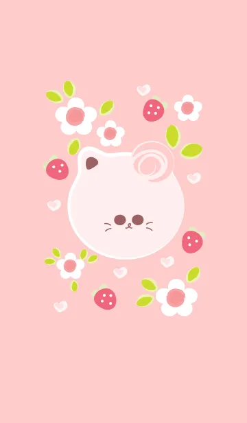 [LINE着せ替え] Cute cat theme 94 :)の画像1