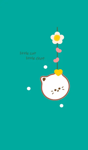 [LINE着せ替え] little cat with little heart 58の画像1