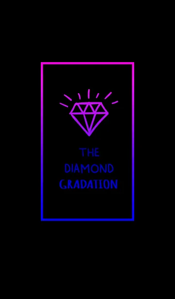 [LINE着せ替え] ザ ダイアモンド グラデーション 9の画像1