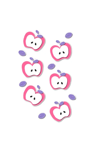 [LINE着せ替え] Yummy apples theme 95 :)の画像1