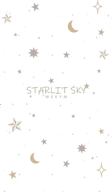 [LINE着せ替え] SIMPLE STARLIT SKY - MEKYM - 25の画像1