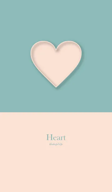 [LINE着せ替え] Simple heart plate 20.の画像1