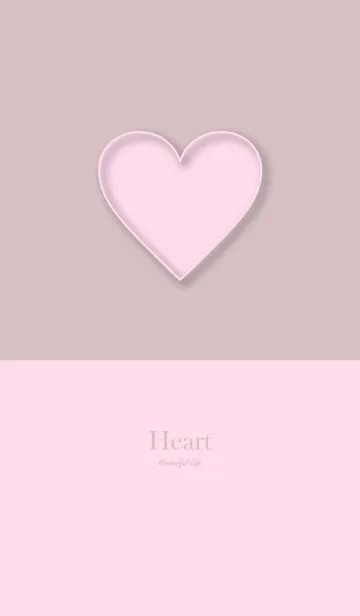 [LINE着せ替え] Simple heart plate 21.の画像1