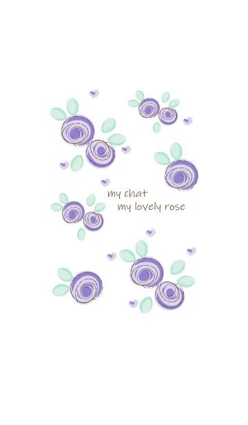My chat my lovely rose 45の着せ替えメイン画像