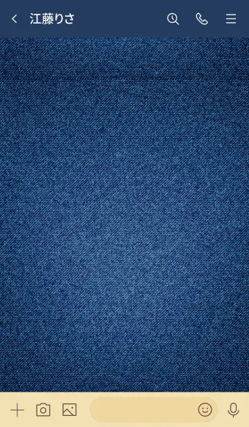 [LINE着せ替え] HAPPY SMILE DENIM 25 -HEART-の画像3