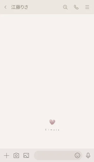 [LINE着せ替え] 大人かわいい水彩ハート。の画像3