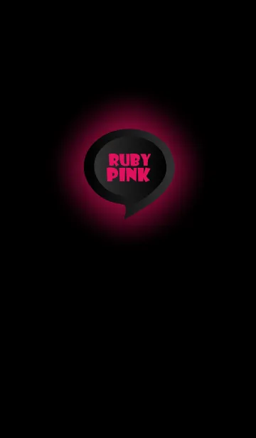 [LINE着せ替え] Ruby Pink Button In Black V.4 (JP)の画像1