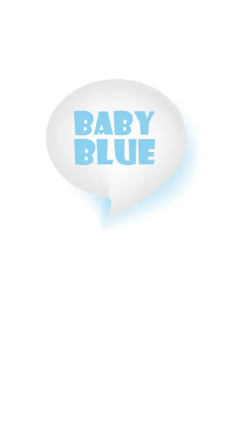 [LINE着せ替え] Baby Blue & White Theme Vr.3 (JP)の画像1