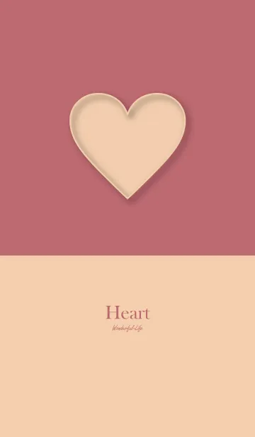 [LINE着せ替え] Simple heart plate 22.の画像1