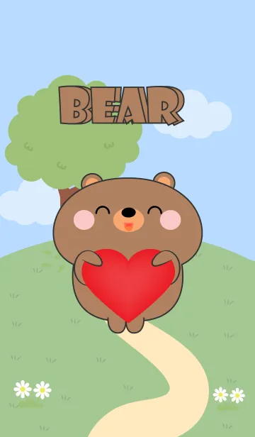 [LINE着せ替え] Love Emotions Bear Theme (JP)の画像1