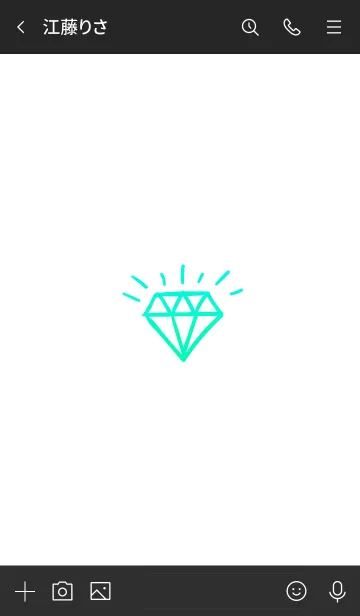 [LINE着せ替え] ザ ダイアモンド グラデーション 8の画像3