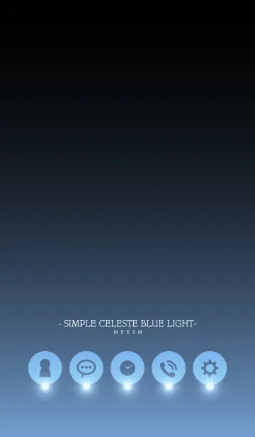 [LINE着せ替え] - SIMPLE CELESTE BLUE LIGHT -の画像1