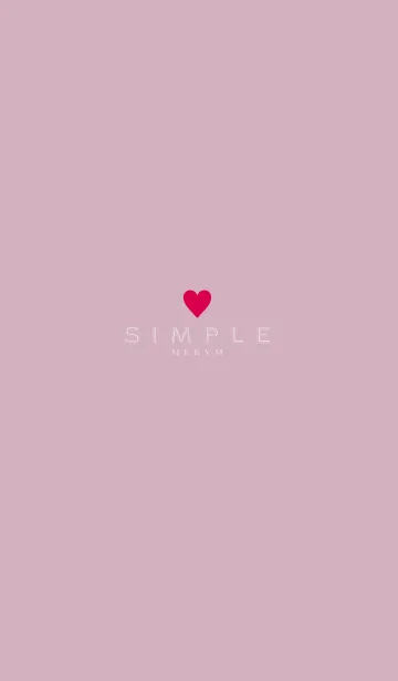 [LINE着せ替え] -DUSKY PINK SIMPLE- 15の画像1
