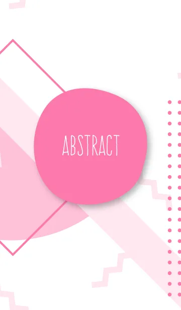 Abstract White Tickle Me Pink 2の着せ替えメイン画像