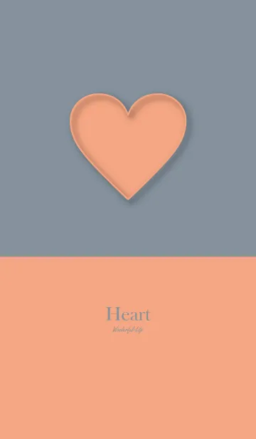 [LINE着せ替え] Simple heart plate 23.の画像1