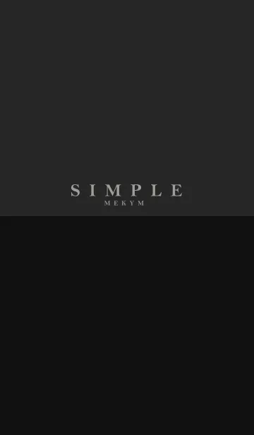 [LINE着せ替え] SIMPLE ICON -MATTE BLACK- 6の画像1