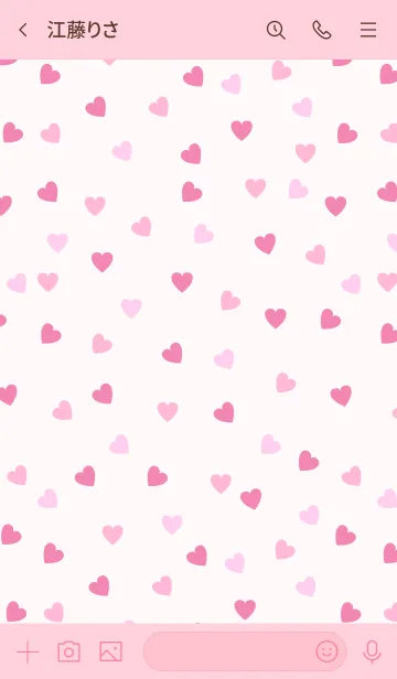 [LINE着せ替え] Love is best 18 -PINK-の画像3