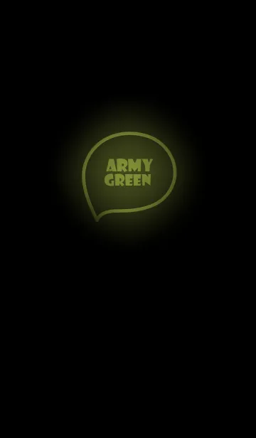 [LINE着せ替え] Army Green Neon Theme (JP)の画像1