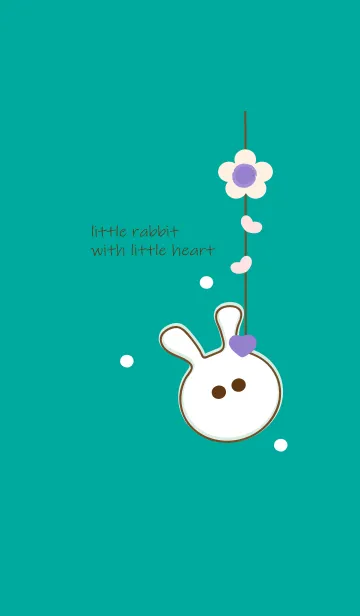 [LINE着せ替え] little rabbit with little heart 64の画像1