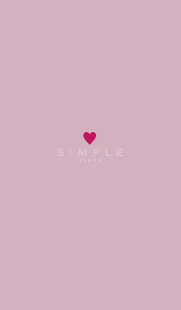 [LINE着せ替え] -DUSKY PINK SIMPLE- 16の画像1