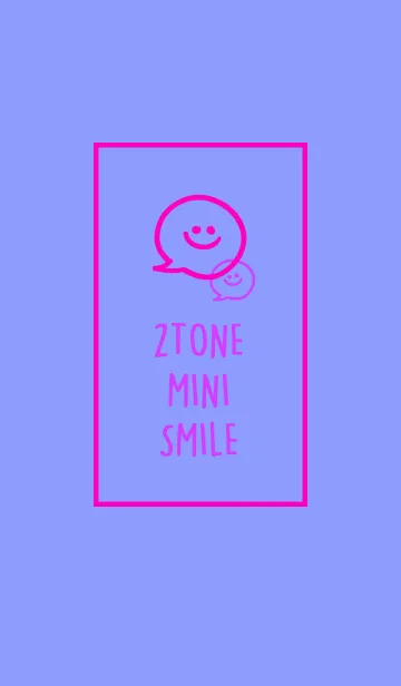 [LINE着せ替え] 2トーン ミニ スマイル 2 17の画像1