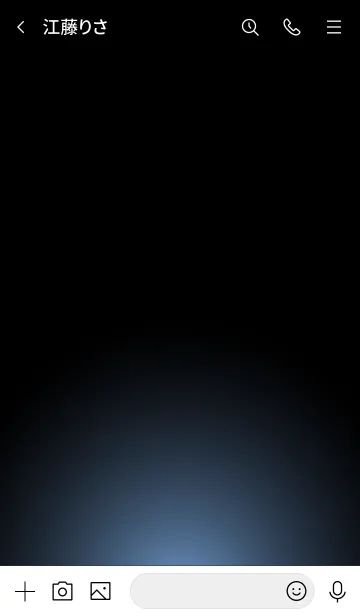 [LINE着せ替え] SILVER LIGHT ICON THEME -Celeste Blue-の画像3