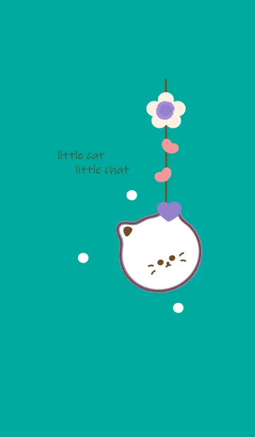 [LINE着せ替え] little cat with little heart 59の画像1