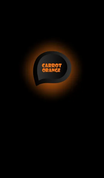 [LINE着せ替え] Carrot Orange Button In Black V.5 (JP)の画像1