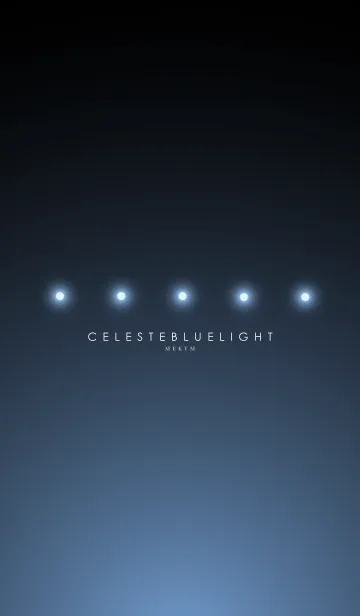 [LINE着せ替え] CELESTE BLUE LIGHT. -MEKYM-の画像1